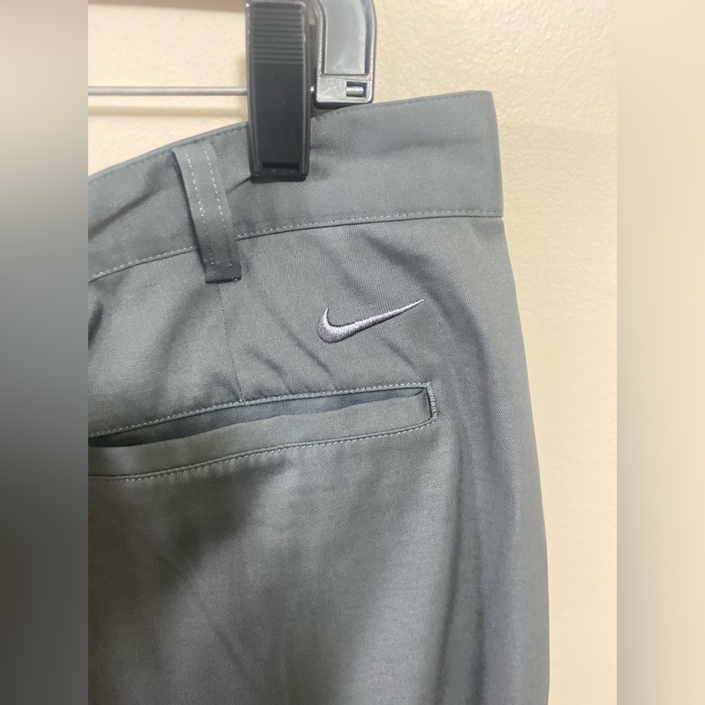 Nike Men’s Flat Front Flex Golf Gray Pants 34x30 - Picture 7 of 15